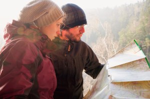 navigation with a map