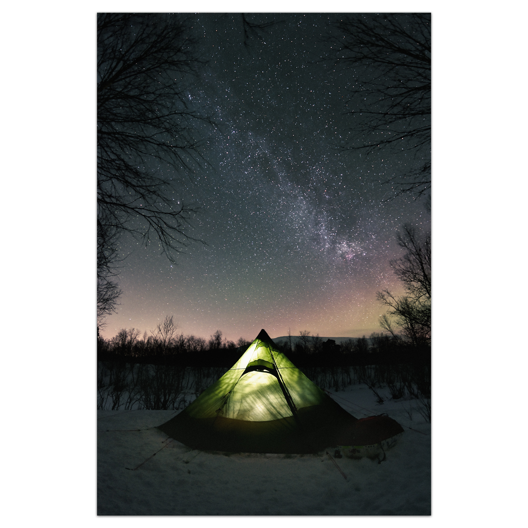 first night and also the coldest