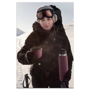 having a break on the trail