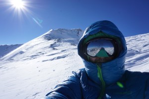 Arne and the Peak Lenin in the background