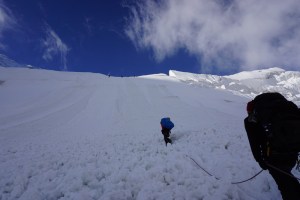 the track to Peak Lenin