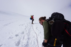 the track to Peak Lenin