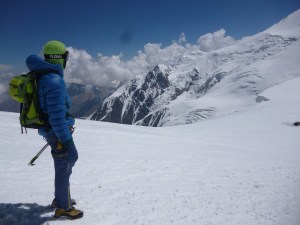 view from Peak Lenin