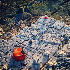 a campsite in the middle of nowhere