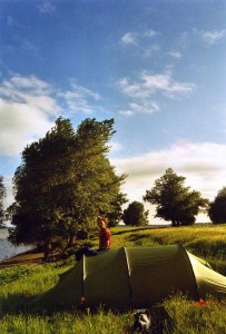 our camp for the night after a long day on the river