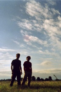 us posing in the wind ;)