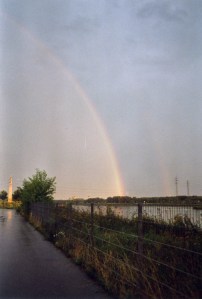 rainbow over Vienna
