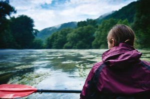 Paddling on the Saale