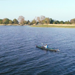 Paddling on the Achterwasser