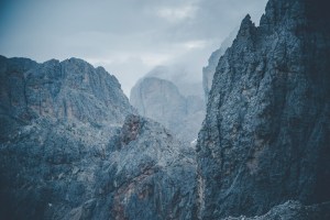Dolomites – Torri Del Vajolet (Torre Delago) view of the surrounding mountains