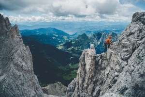 Dolomites – Torri Del Vajolet (Torre Delago) the last steps to the top