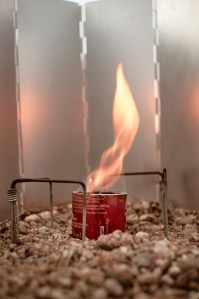 Trekking stove self-made alcohol stove