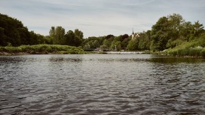 Paddling on the Mulde history on the way
