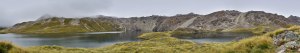 Nelson Lakes National Park Panorama at the Angelus Hut