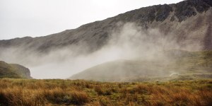 Nelson Lakes National Park covert in clouds
