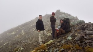 Nelson Lakes National Park inside a cloud