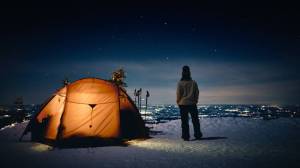 enjoying the silence of the winter ©Christian Hein