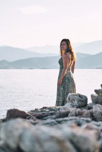 Christin on the beach