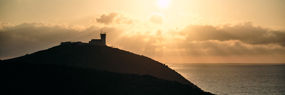sunset on cap corse
